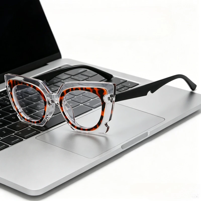 Unique Oversized Cat-Eye Plain Glasses Fashionable Cutout Design Ins Decorative Blue Light Blocking Non-Prescription Eyewear
Unique Oversized Cat-Eye Plain Glasses Fashionable Cutout Design Ins Decorative Blue Light Blocking Non-Prescription Eyewear