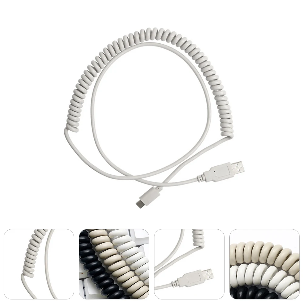 Bolded Coiled Keyboard Cable for Computers Fast Charging Connector Durable Wide Compatibility
Bolded Coiled Keyboard Cable for Computers Fast Charging Connector Durable Wide Compatibility