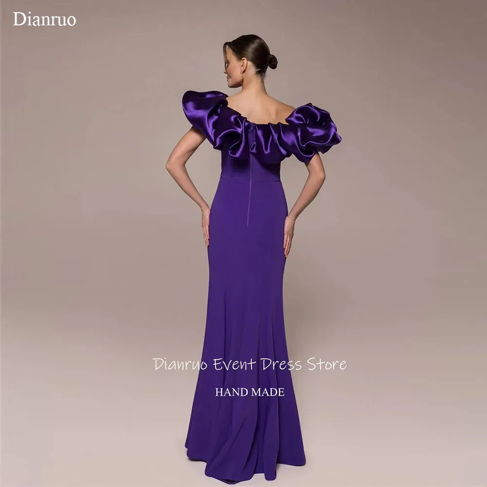Dianruo Mermaid Side Slit Evening Dresses Elegant Off The Shoulder Robe De Soirée Femme Sleeveless Long Prom Gowns Customized
Dianruo Mermaid Side Slit Evening Dresses Elegant Off The Shoulder Robe De Soirée Femme Sleeveless Long Prom Gowns Customized