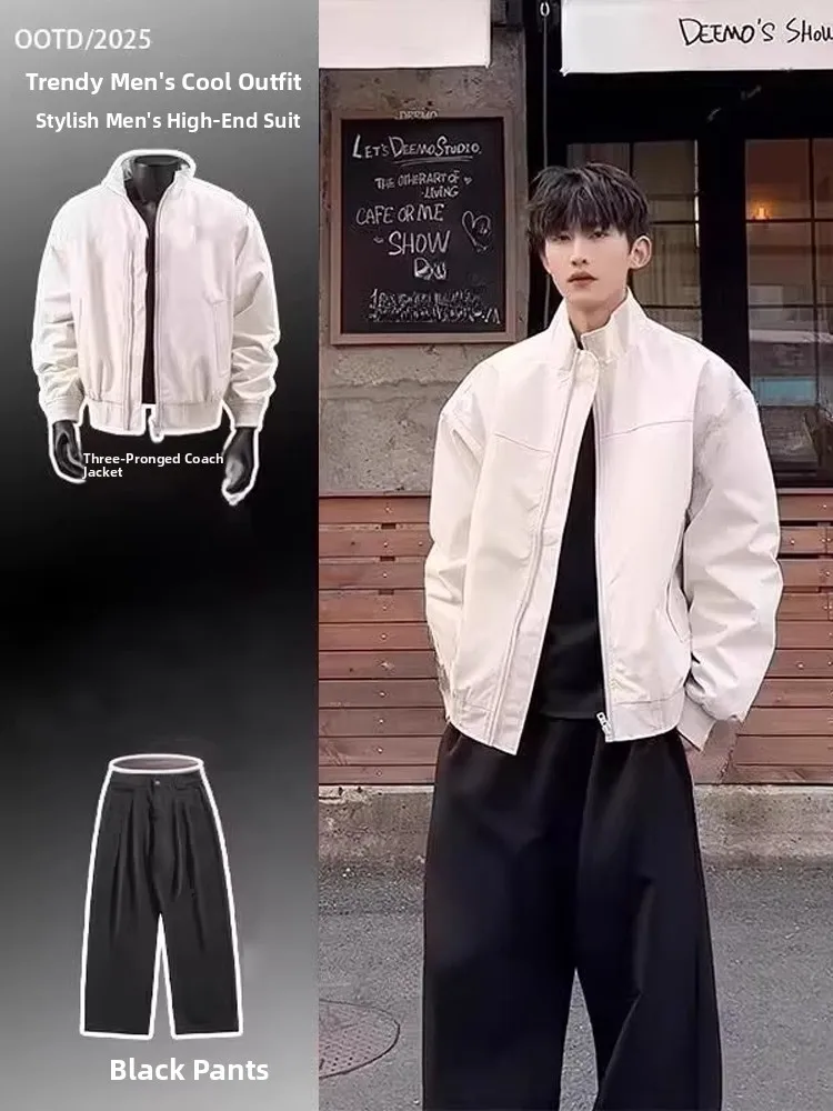 American Sle Pilot Jaet Baseball orm ort Version Haome And Cool Spring Autumn Мужской комплект Faion со штанами
American Sle Pilot Jaet Baseball orm ort Version Haome And Cool Spring Autumn Мужской комплект Faion со штанами