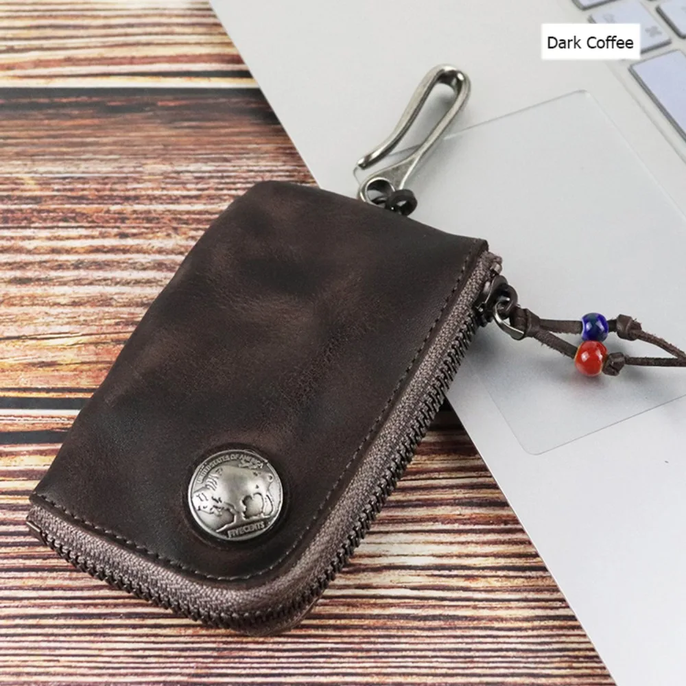Fashion Genuine Leather Versatile Storage Bag Zipper Closure Multifunctional Wallet Retro Coin Purse Personal Organization
Fashion Genuine Leather Versatile Storage Bag Zipper Closure Multifunctional Wallet Retro Coin Purse Personal Organization