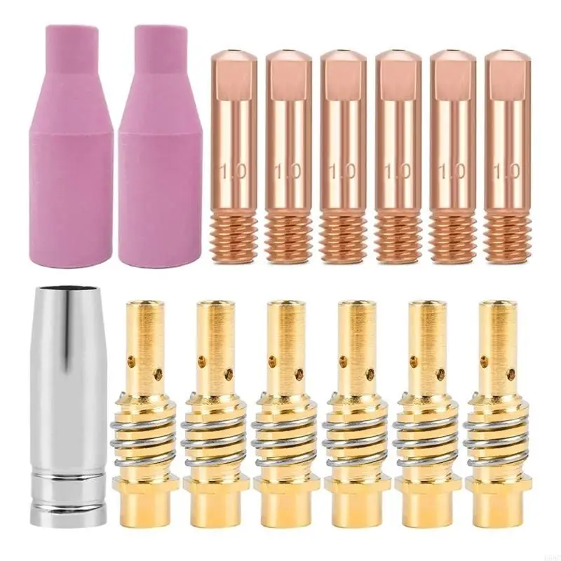 H58C 15Pcs Welding Nozzles Contact Tips Holder Welding Tools Soldering Supplies
H58C 15Pcs Welding Nozzles Contact Tips Holder Welding Tools Soldering Supplies