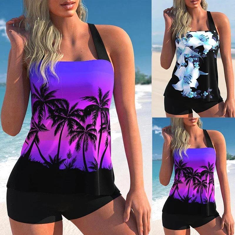 Summer Novel Women's High Quality Swimsuit Coconut Tree Print Beach Vest Swimsuit in the Sunset S-6XL
Summer Novel Women's High Quality Swimsuit Coconut Tree Print Beach Vest Swimsuit in the Sunset S-6XL