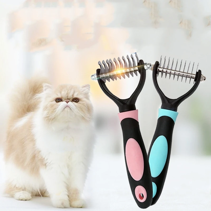 2PCS Pet Hair Removal Comb Brush Dog Hair Removal Comb Long Hair Cat Hair Removal Brush Cat Dog Pet Open Knot Comb
2PCS Pet Hair Removal Comb Brush Dog Hair Removal Comb Long Hair Cat Hair Removal Brush Cat Dog Pet Open Knot Comb