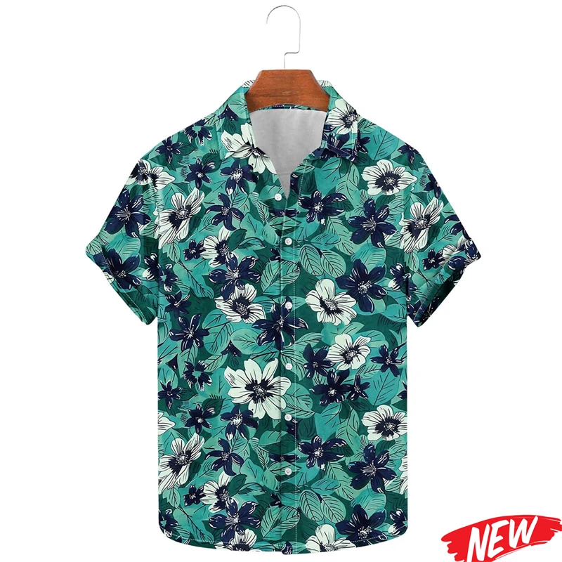 Flower Pattern Hawaiian Shirt Men 3d Printed Floral Spring Summer Beach Short Sleeve Lapel Shirts Streetwear Loose Button Shirt
Flower Pattern Hawaiian Shirt Men 3d Printed Floral Spring Summer Beach Short Sleeve Lapel Shirts Streetwear Loose Button Shirt