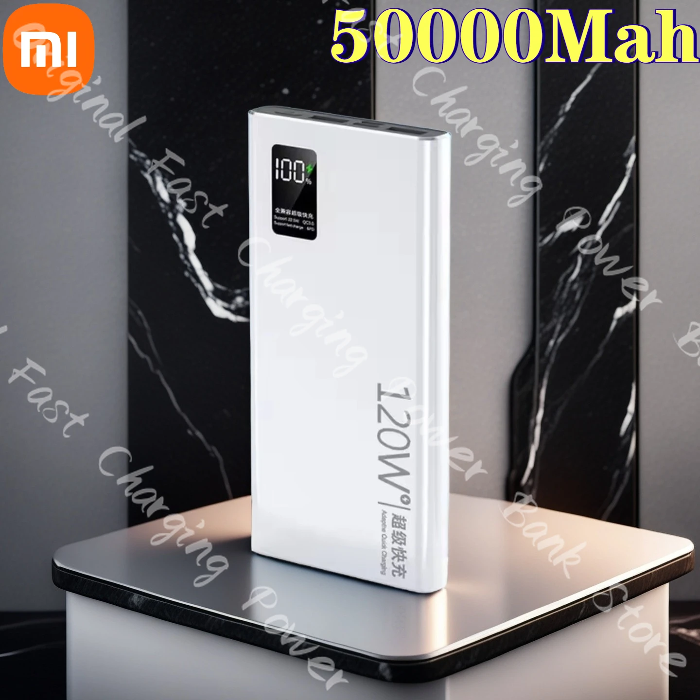 Xiaomi Large Capacity 50000mAh 120W Ultra-thin Fast-charging PowerBank LED Digital Display Portable Battery Suitable for IPhone
Xiaomi Large Capacity 50000mAh 120W Ultra-thin Fast-charging PowerBank LED Digital Display Portable Battery Suitable for IPhone