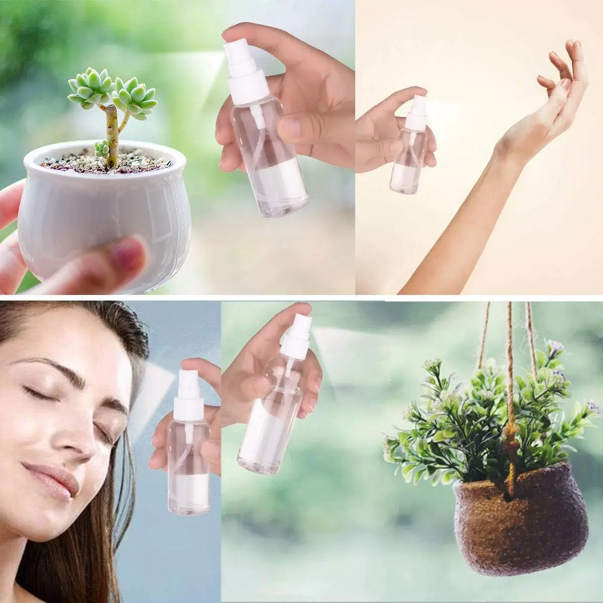 50Pcs Refillable 10/20/30/50/100ml Mini Plastic Cosmetic Spray Bottles Perfume Atomizer Container For Travel Liquid Kitchen Art
50Pcs Refillable 10/20/30/50/100ml Mini Plastic Cosmetic Spray Bottles Perfume Atomizer Container For Travel Liquid Kitchen Art