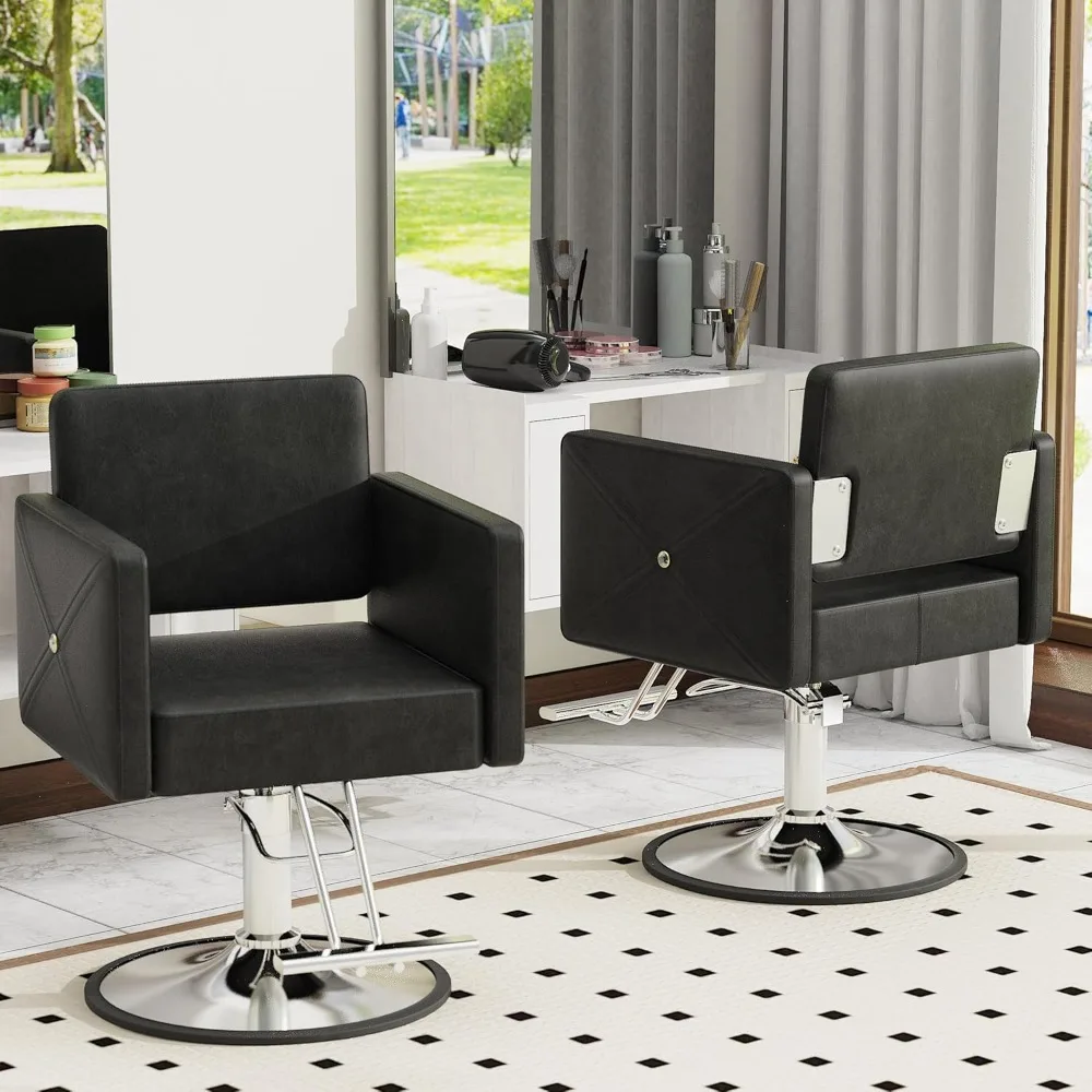 Barber Chair for Hair Stylist, Height Adjustable Hydraulic Hair Salon Chair, 360 Degrees Rotation, Multi-Function Shampoo Chair
Barber Chair for Hair Stylist, Height Adjustable Hydraulic Hair Salon Chair, 360 Degrees Rotation, Multi-Function Shampoo Chair