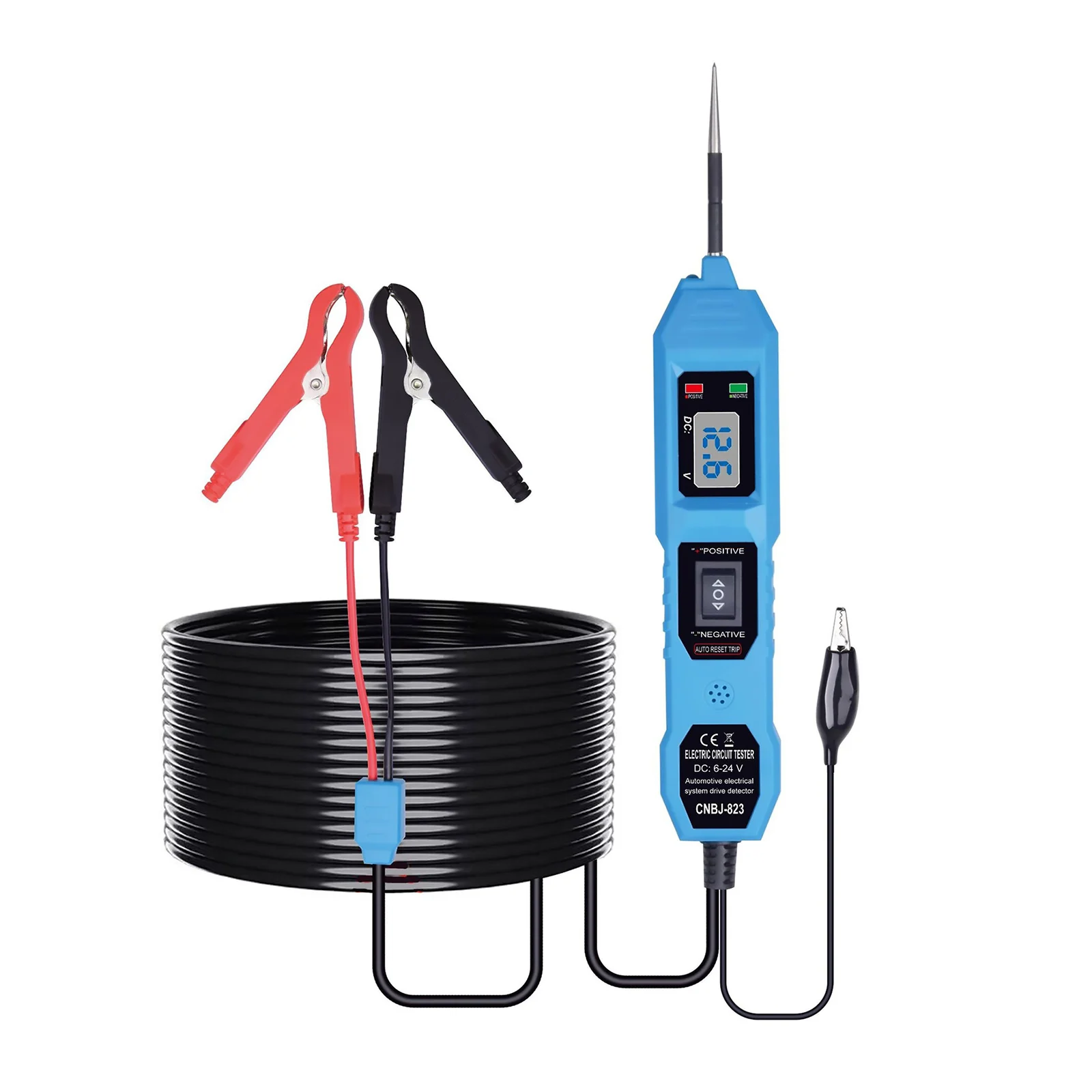 Circuit Tester Automotive Electric Circuit Tester with Voltage Display LED Light Car Power Circuit Probe Kit For 3.5-36V DC
Circuit Tester Automotive Electric Circuit Tester with Voltage Display LED Light Car Power Circuit Probe Kit For 3.5-36V DC