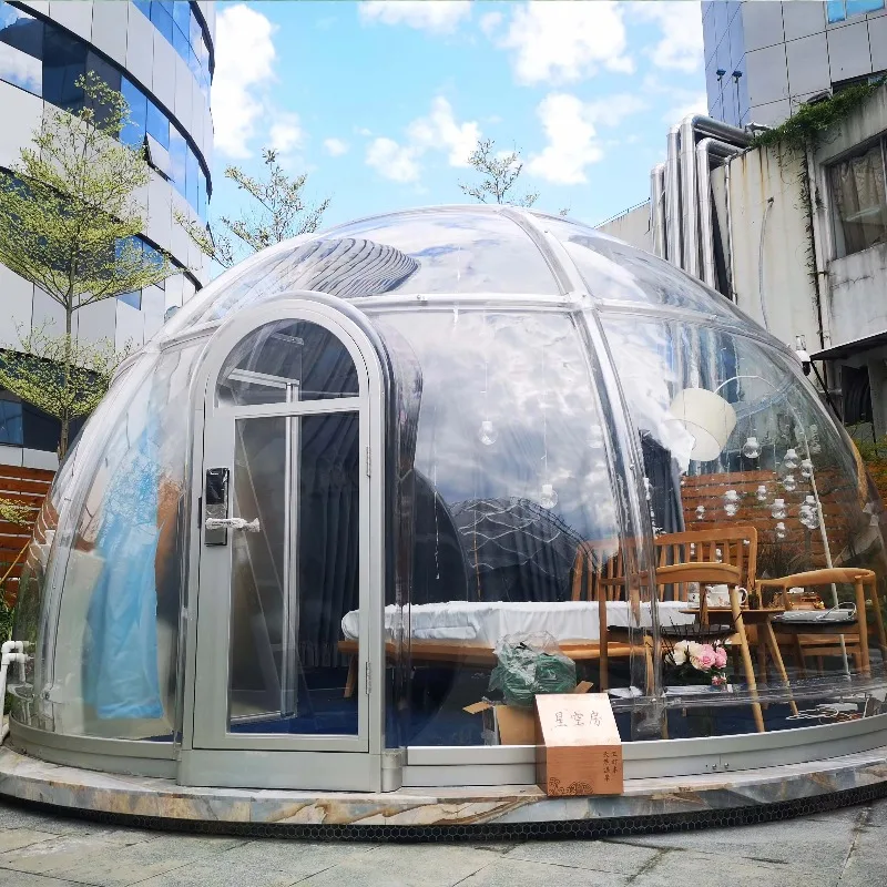 2025 Modern Design PC Glamping Geodesic Dome House Tent Round Starry Bubble House with Bathroom for Outdoor & Hotel Use
2025 Modern Design PC Glamping Geodesic Dome House Tent Round Starry Bubble House with Bathroom for Outdoor & Hotel Use