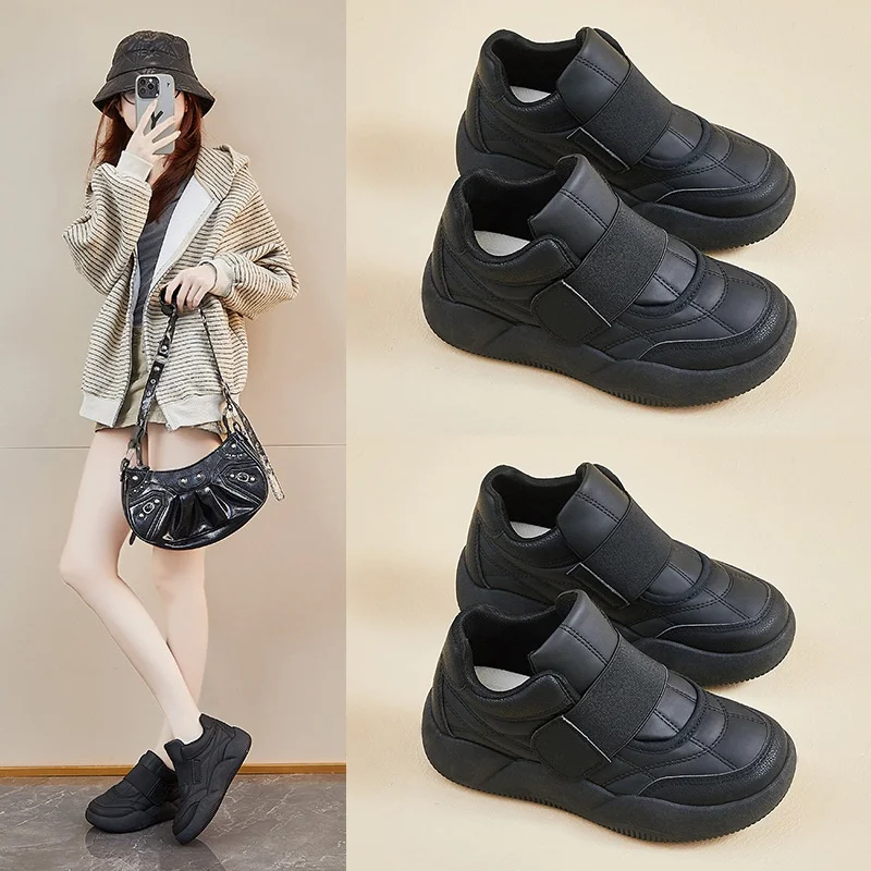 New Korean women's thick-soled height-increasing sports sneakers for the autumn of 2025
New Korean women's thick-soled height-increasing sports sneakers for the autumn of 2025
