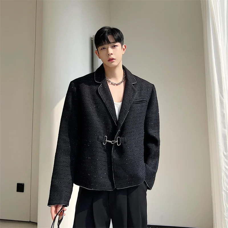 iny Tead Fabric Jaet Men's Sli Spring Autumn High-End Feel Outerwear Korean Version Long Sve Stand Fit Youth ...
iny Tead Fabric Jaet Men's Sli Spring Autumn High-End Feel Outerwear Korean Version Long Sve Stand Fit Youth ...