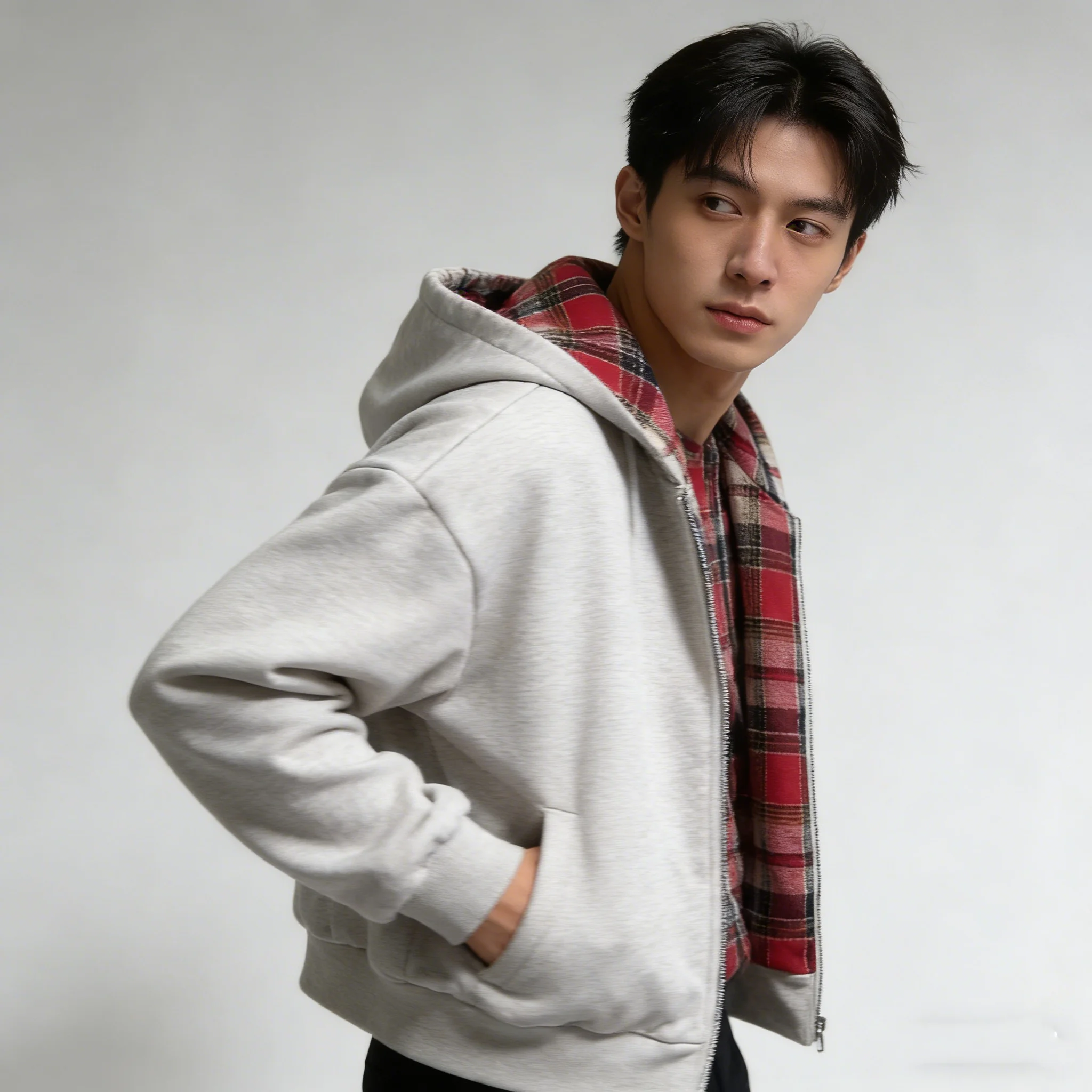 Двусторонний кардиган с капюшоном для мужчин весной и осенью, нишевый дизайн, модная свободная куртка с капюшоном в американском стиле ретро.
Двусторонний кардиган с капюшоном для мужчин весной и осенью, нишевый дизайн, модная свободная куртка с капюшоном в американском стиле ретро.