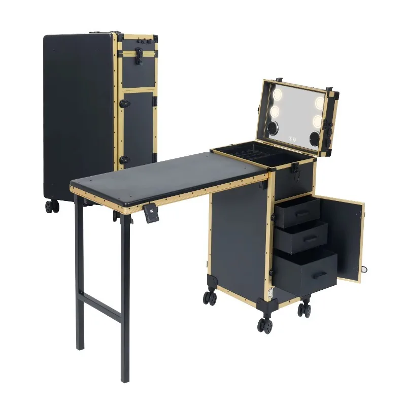Nail Table Salon Manicure Set with UV Lamp - Compact Studio Manicure Working Table
Nail Table Salon Manicure Set with UV Lamp - Compact Studio Manicure Working Table