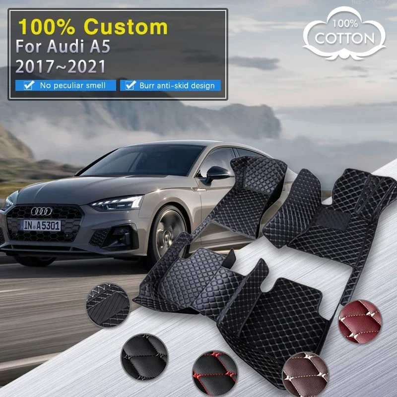 Качественные автомобильные коврики RHD для Audi A5 8W6 MK2 2017 ~ 2021 Прочный комплект ковров Автоматическая внутренняя часть Роскошный кожаный напольный коврик Автомобильный доступ
Качественные автомобильные коврики RHD для Audi A5 8W6 MK2 2017 ~ 2021 Прочный комплект ковров Автоматическая внутренняя часть Роскошный кожаный напольный коврик Автомобильный доступ