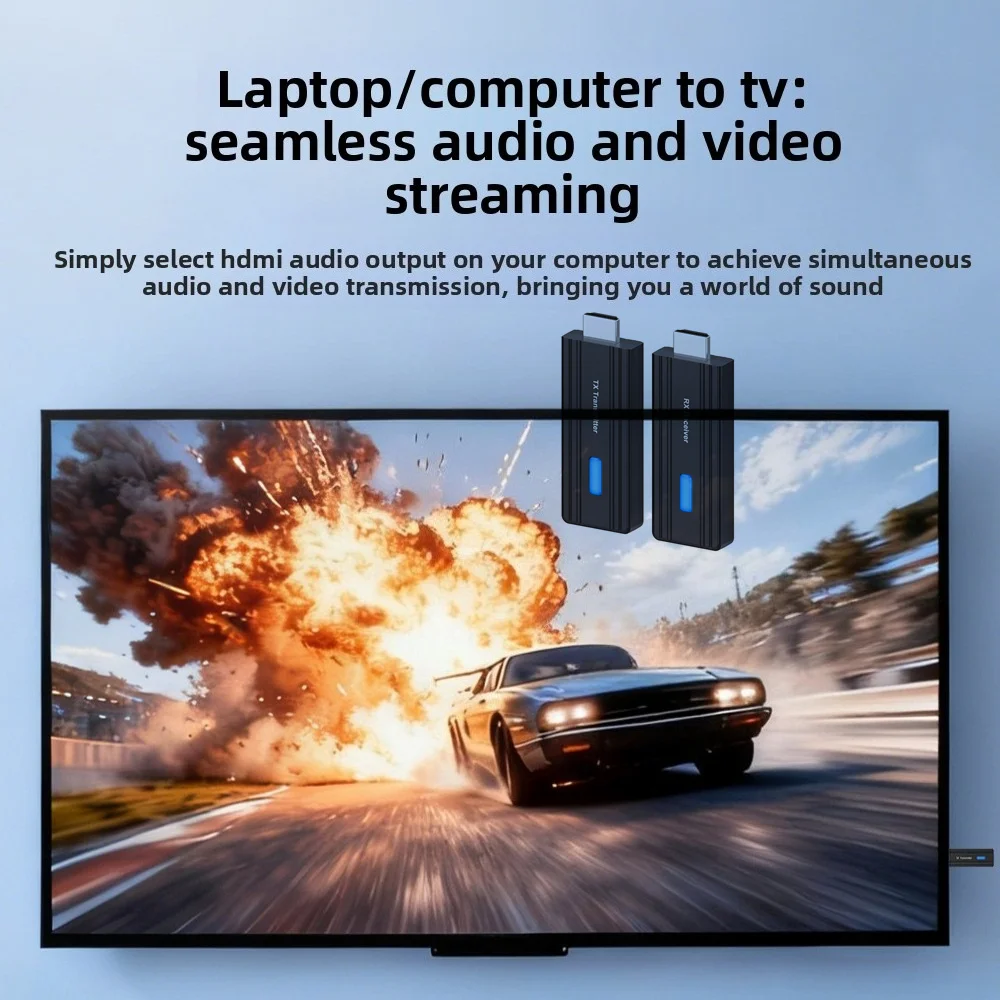 Беспроводной видеопередатчик и приемник на 50 м, HDMI-совместимый удлинитель, адаптер для дисплея, кабель для зеркального отображения экрана для камеры
Беспроводной видеопередатчик и приемник на 50 м, HDMI-совместимый удлинитель, адаптер для дисплея, кабель для зеркального отображения экрана для камеры