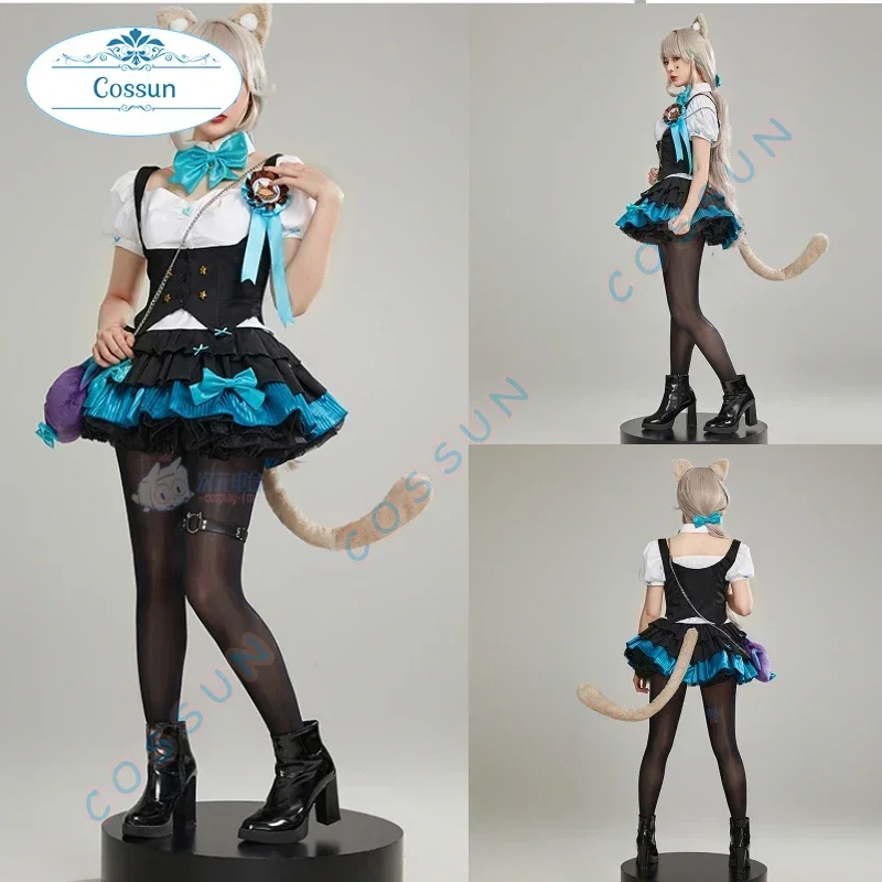 Game Genshin Impact Lynette Cosplay Costume Halloween outfits Women College Uniform
Game Genshin Impact Lynette Cosplay Costume Halloween outfits Women College Uniform