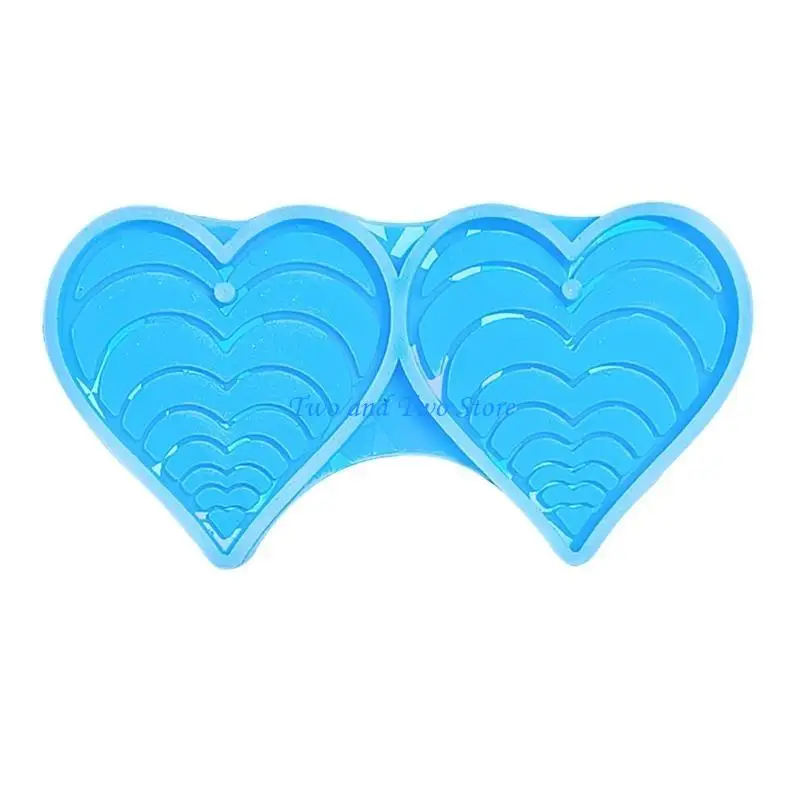 HX6F Wear Resistant Silicone Mold Heart Pendants Making Tool DIY Ear Drops Moulds
HX6F Wear Resistant Silicone Mold Heart Pendants Making Tool DIY Ear Drops Moulds