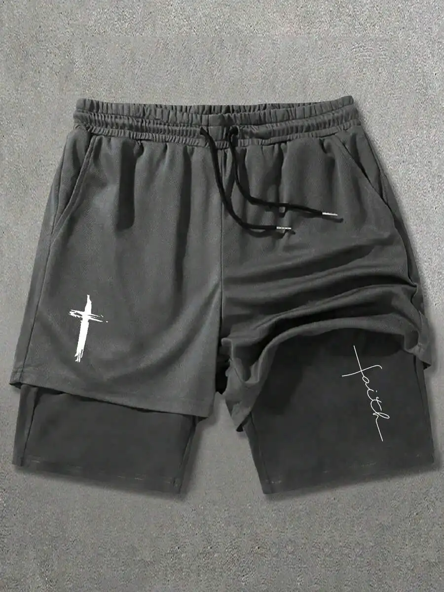 Mens Street Fashion Cross Print Knit Drawstring Shorts
Mens Street Fashion Cross Print Knit Drawstring Shorts