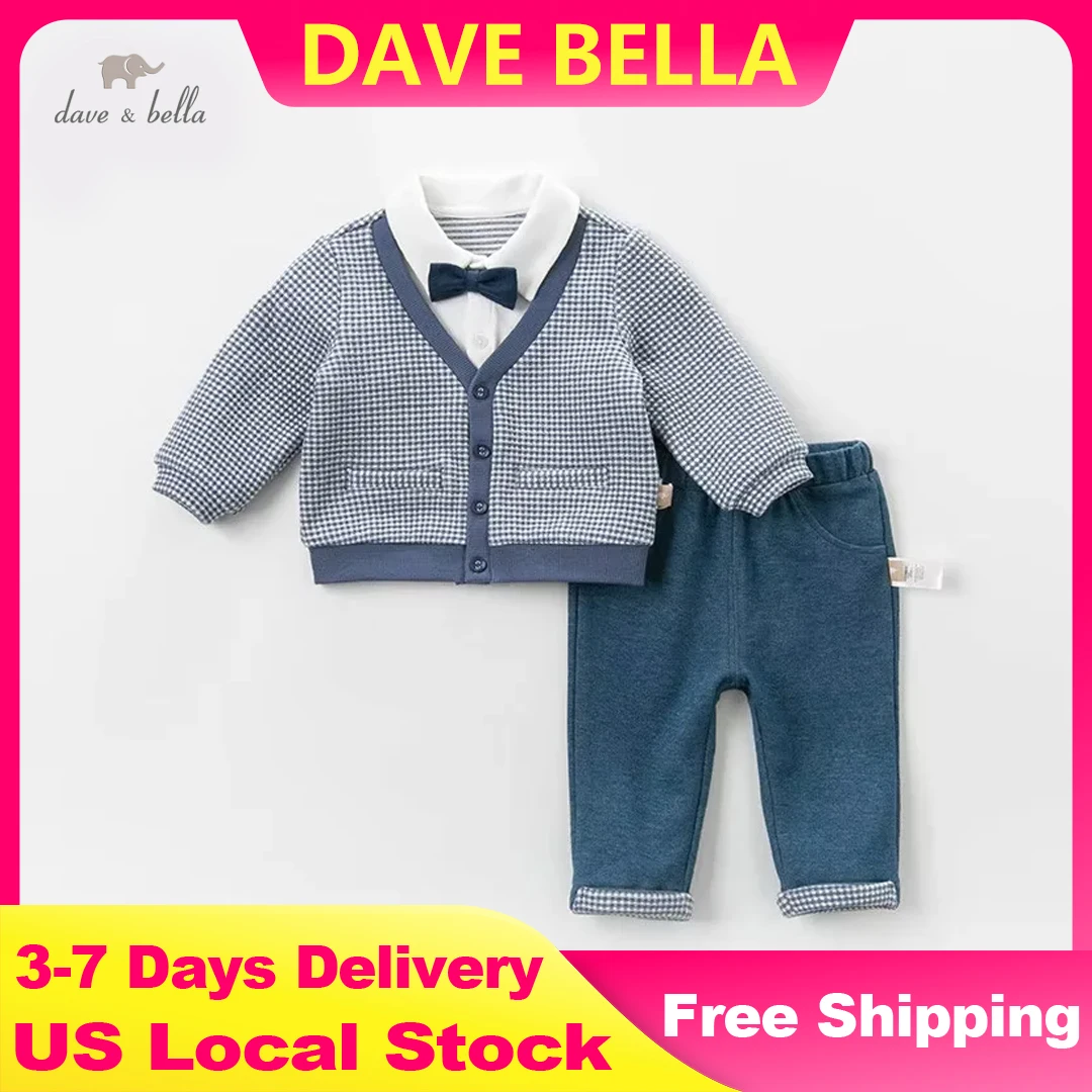 Комплекты одежды из двух предметов для мальчиков Dave Bella, штаны с длинными рукавами для детей, весенне-осенние клетчатые топы, повседневные брюки DB13360
Комплекты одежды из двух предметов для мальчиков Dave Bella, штаны с длинными рукавами для детей, весенне-осенние клетчатые топы, повседневные брюки DB13360