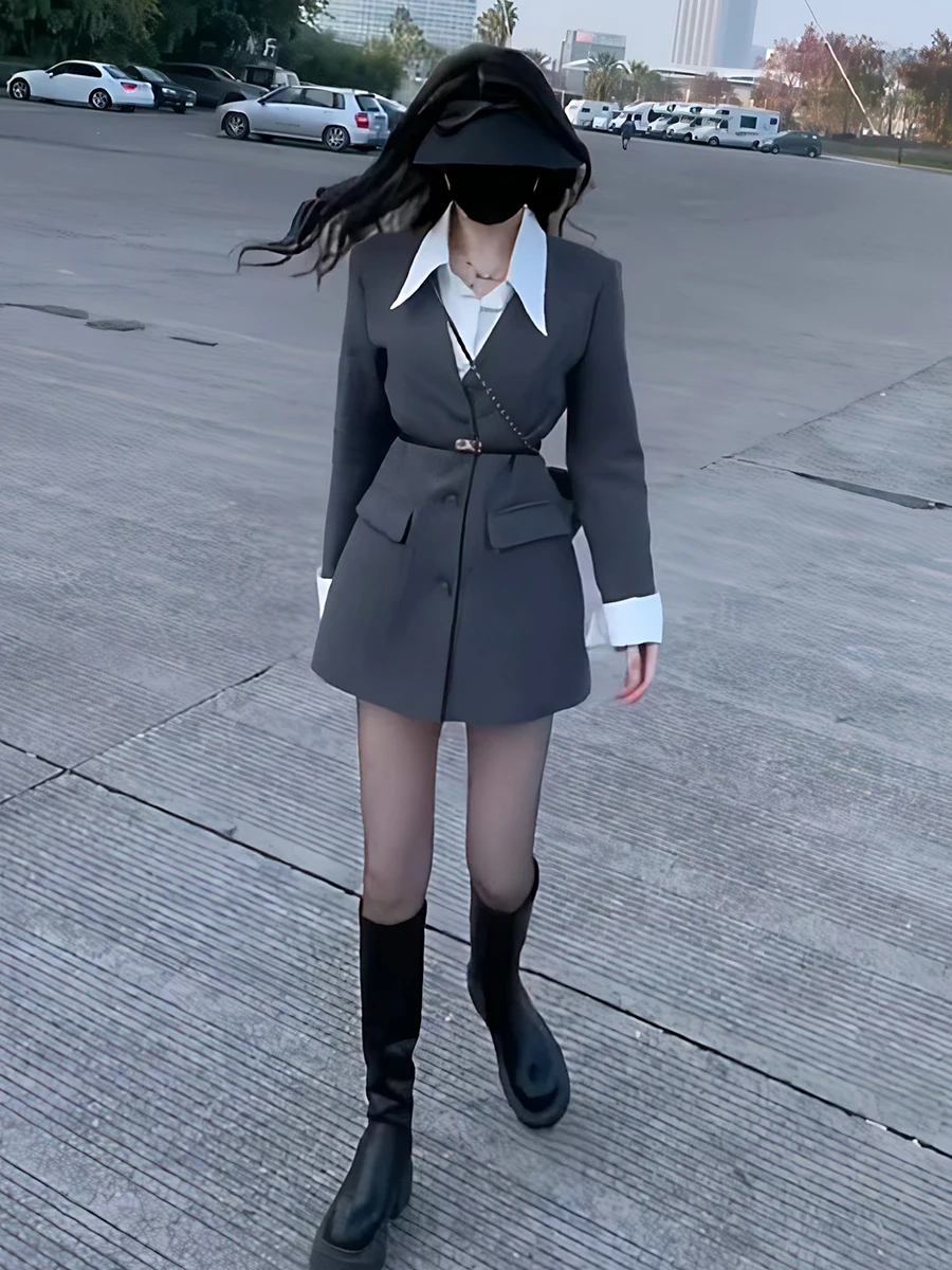 Женская юбка-трапеция Ele из двух предметов Dr, весна 2025 г., утягивающий костюм с линией талии irt Combo Commute Sle Long Sve ort...
Женская юбка-трапеция Ele из двух предметов Dr, весна 2025 г., утягивающий костюм с линией талии irt Combo Commute Sle Long Sve ort...