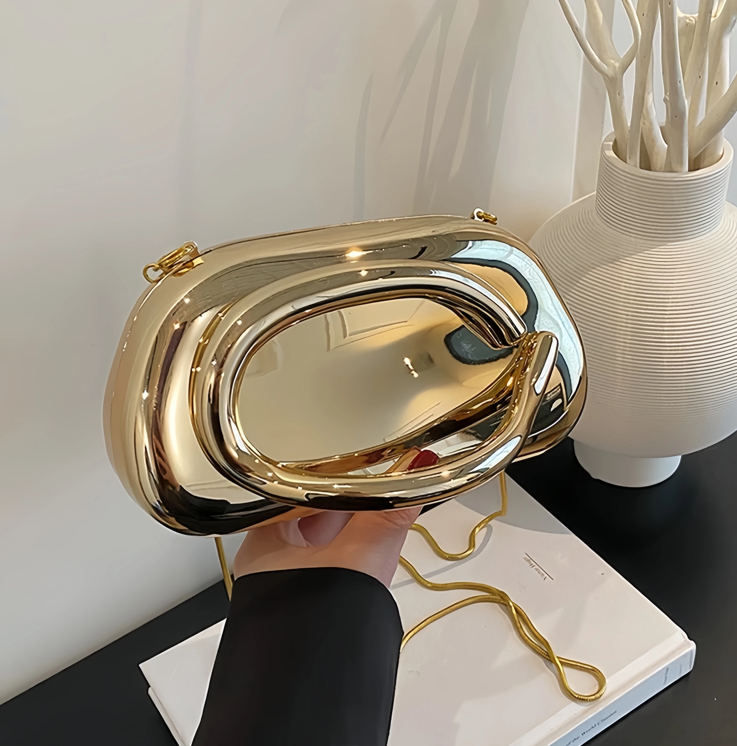 Acrylic Gold Closure Box Clutch Bag Women Evening Wedding Party Cute Purse Bag Handbag Dark Golden Silver 2025 Spring New Ins
Acrylic Gold Closure Box Clutch Bag Women Evening Wedding Party Cute Purse Bag Handbag Dark Golden Silver 2025 Spring New Ins