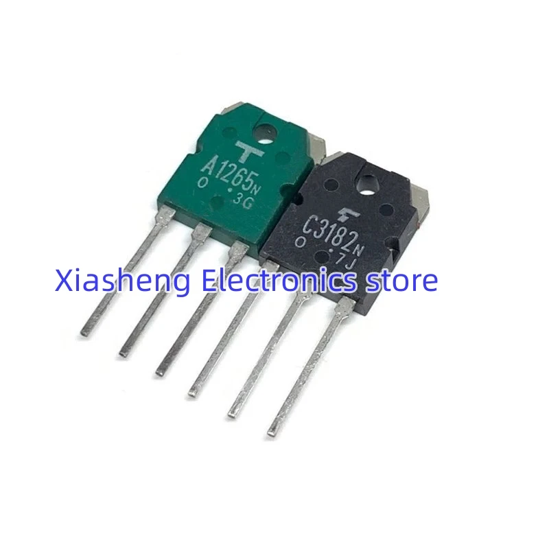New Original 2Pairs 2SA1265N A1265 + 2SC3182N C3182 TO-3P Audio Amplifier Transistor In Stock Good Quality
New Original 2Pairs 2SA1265N A1265 + 2SC3182N C3182 TO-3P Audio Amplifier Transistor In Stock Good Quality