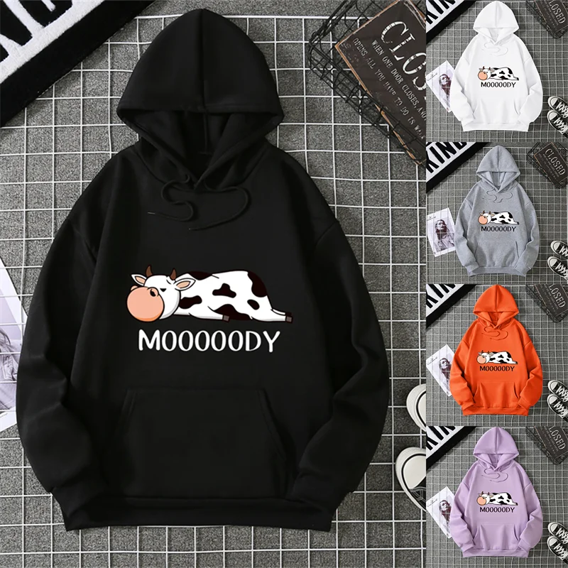 Street Womans Hoodies Kawaii Spotted Cow Printing Sweatshirts Breathable Loose Fleece Warm Pullovers Autumn Winter Sportswear
Street Womans Hoodies Kawaii Spotted Cow Printing Sweatshirts Breathable Loose Fleece Warm Pullovers Autumn Winter Sportswear