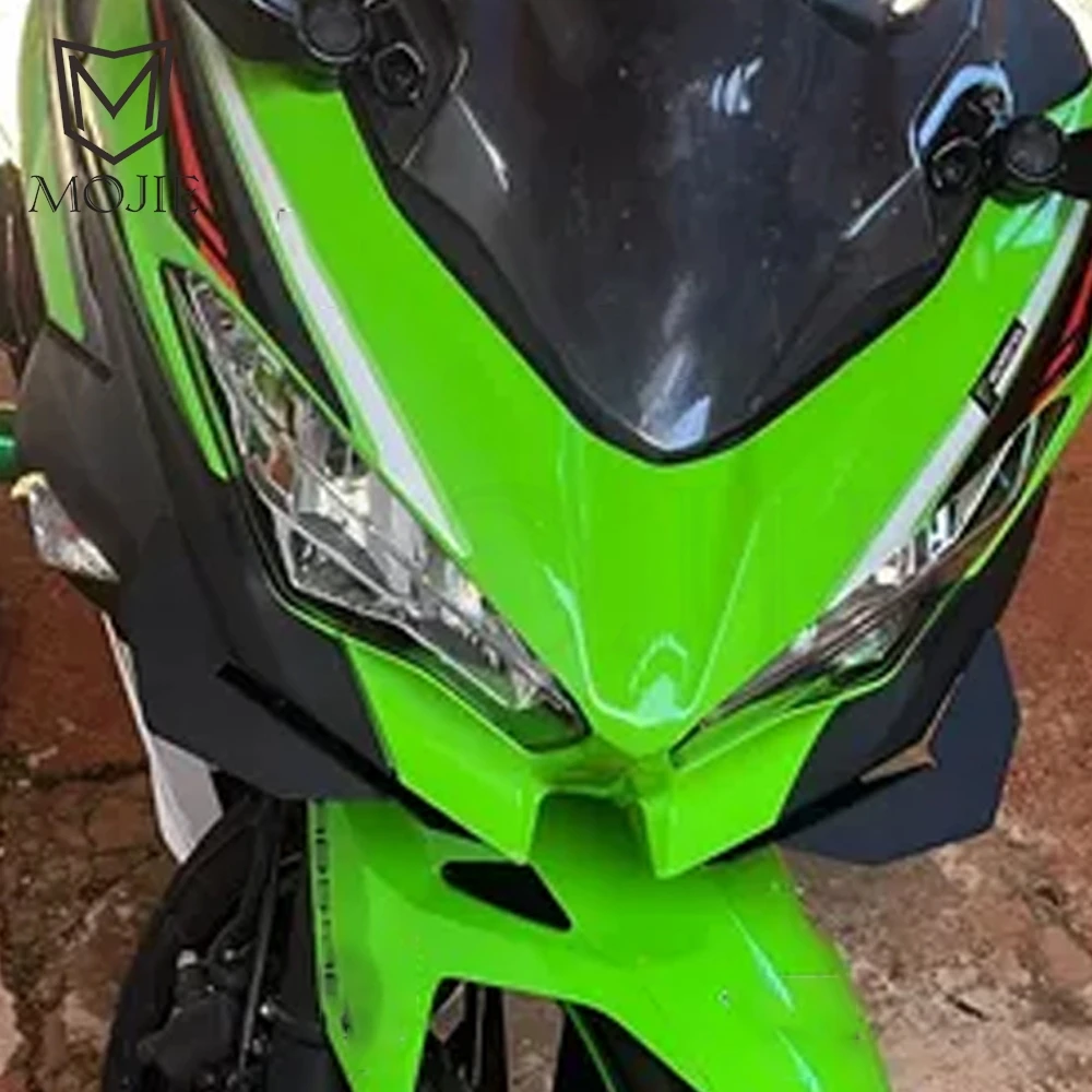 Motorcycle Accessories Downforce Air Deflector Front Fender Decoration Nose Beak For Kawasaki ninja400 ninja 400 2018-2023 2024
Motorcycle Accessories Downforce Air Deflector Front Fender Decoration Nose Beak For Kawasaki ninja400 ninja 400 2018-2023 2024