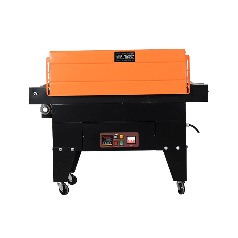 4525 heat shrinkable film packaging machine jet tableware shrink film machine sealing machine tea box thermoplastic
4525 heat shrinkable film packaging machine jet tableware shrink film machine sealing machine tea box thermoplastic
