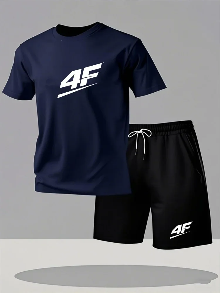 Men's Casual T-Shirt and Shorts Two-Piece Set Relaxed Fit Men's Short-Sleeve Breathable Athletic Set Two-Piece Set
Men's Casual T-Shirt and Shorts Two-Piece Set Relaxed Fit Men's Short-Sleeve Breathable Athletic Set Two-Piece Set