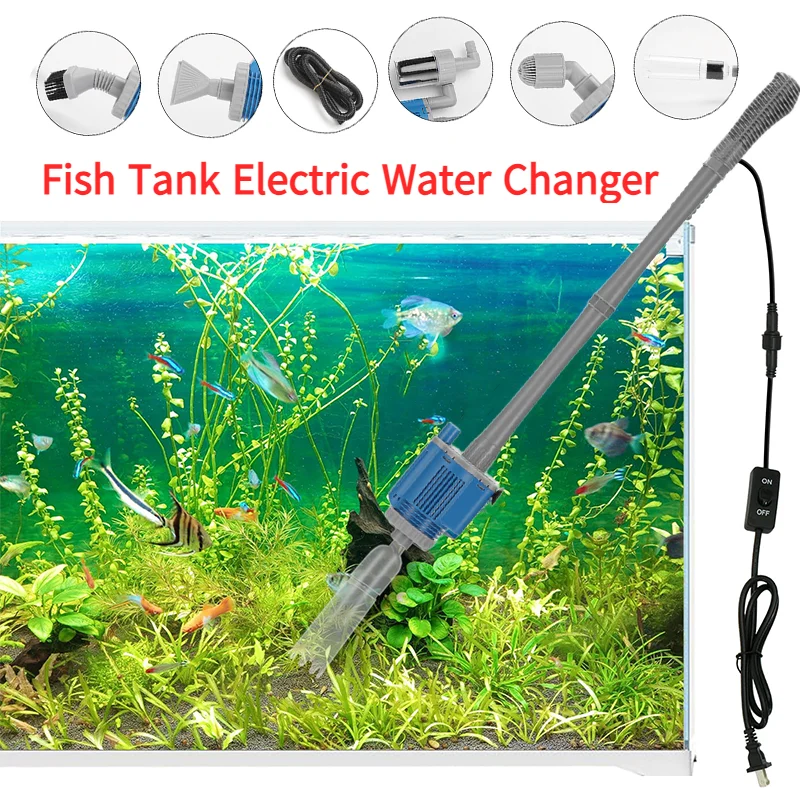 220V Fish Tank Electric Water Changer Pump Aquarium Fish Feces Filter Cleaning Tool Deluxe Set Version of Aquarium Water Changer
220V Fish Tank Electric Water Changer Pump Aquarium Fish Feces Filter Cleaning Tool Deluxe Set Version of Aquarium Water Changer