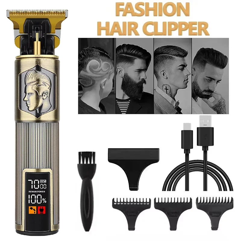 2026 Carving T9 Professional Hair Clipper Kit Electric Hair Cutting Machine Man Portable Trimmer Shaver Hair styling appliances
2026 Carving T9 Professional Hair Clipper Kit Electric Hair Cutting Machine Man Portable Trimmer Shaver Hair styling appliances