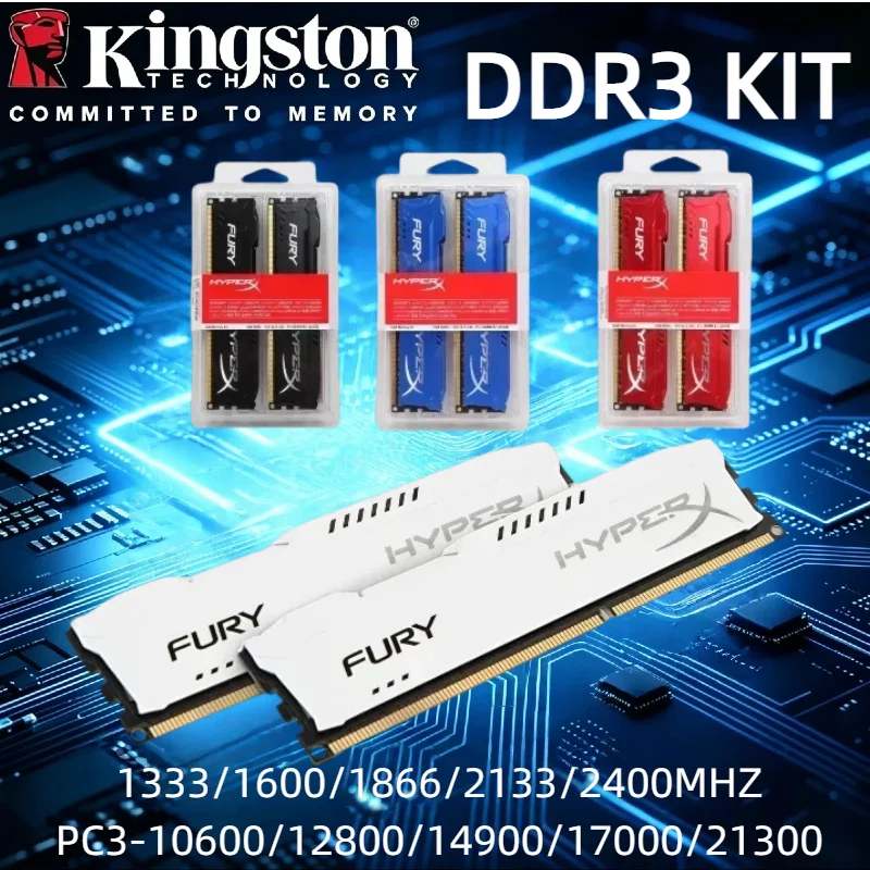Kingston PC3-12800 PC3-14900 DDR3 DIMM RAM 8GB Single / 16GB 2x8GB Kit 1.5V Multi Speed Desktop Upgrade Memory
Kingston PC3-12800 PC3-14900 DDR3 DIMM RAM 8GB Single / 16GB 2x8GB Kit 1.5V Multi Speed Desktop Upgrade Memory