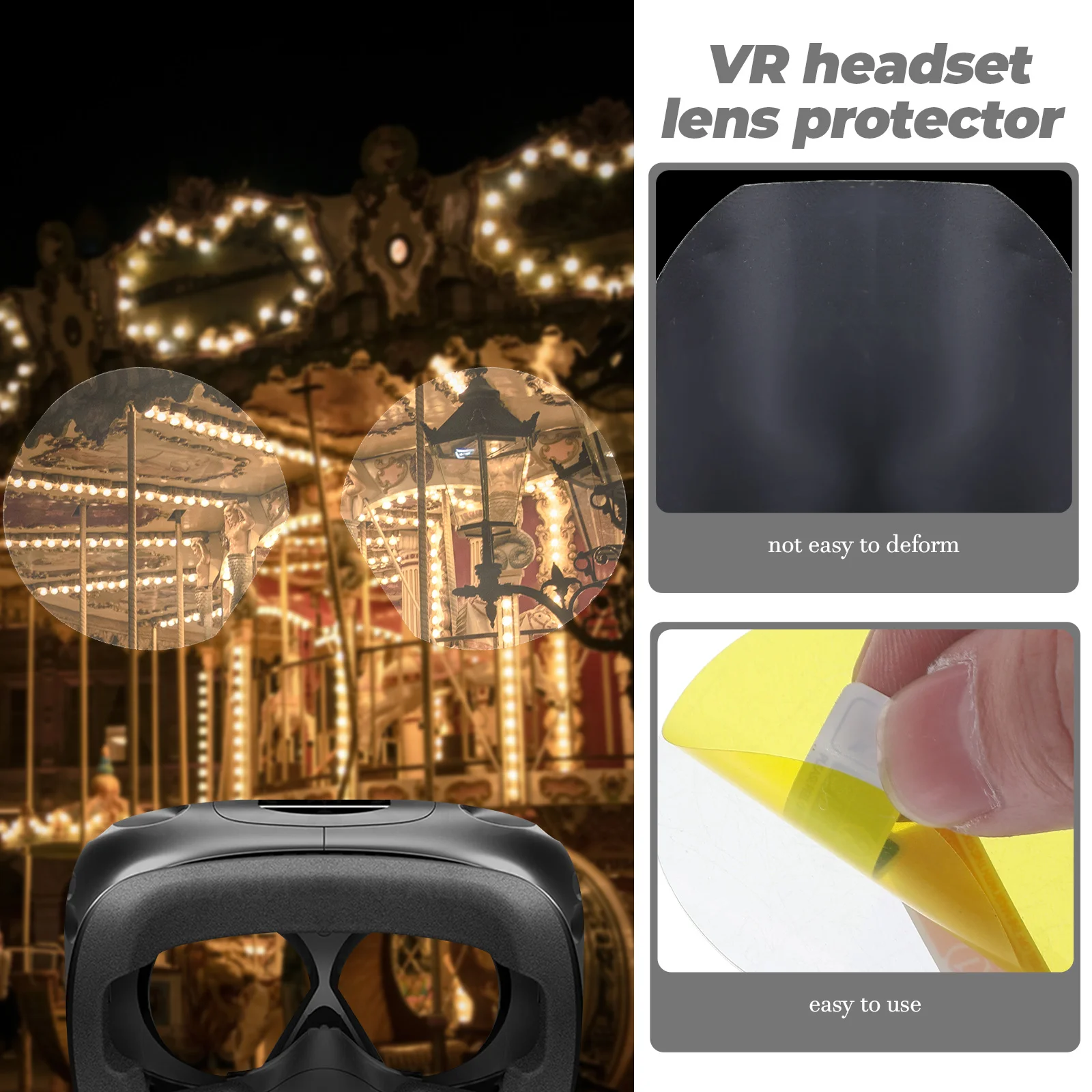 1 Set TPU Protective Lens Film Anti-scratch Clear Lens Cover Compatible for HTC Pro VR Headset Lens Screen Protector
1 Set TPU Protective Lens Film Anti-scratch Clear Lens Cover Compatible for HTC Pro VR Headset Lens Screen Protector