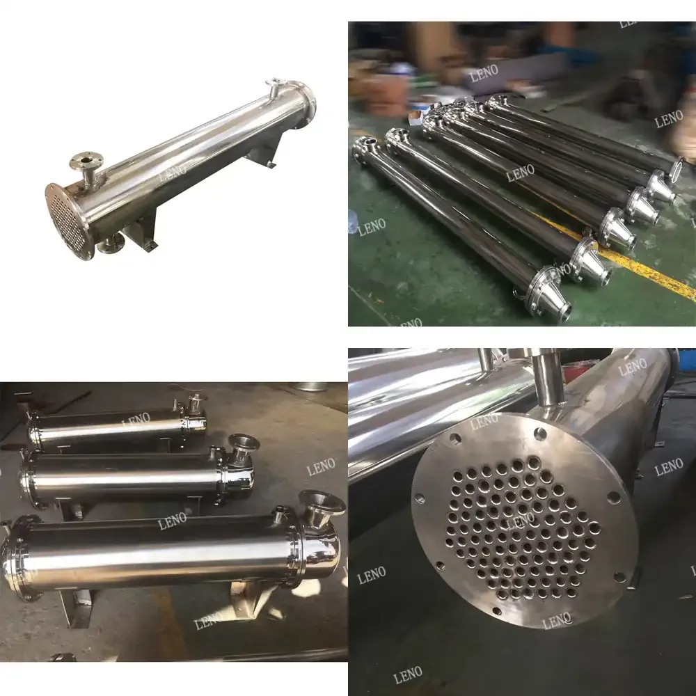 Factory Directly Sale Stainless Steel Shell and Tube Heat Exchanger for Chiller
Factory Directly Sale Stainless Steel Shell and Tube Heat Exchanger for Chiller