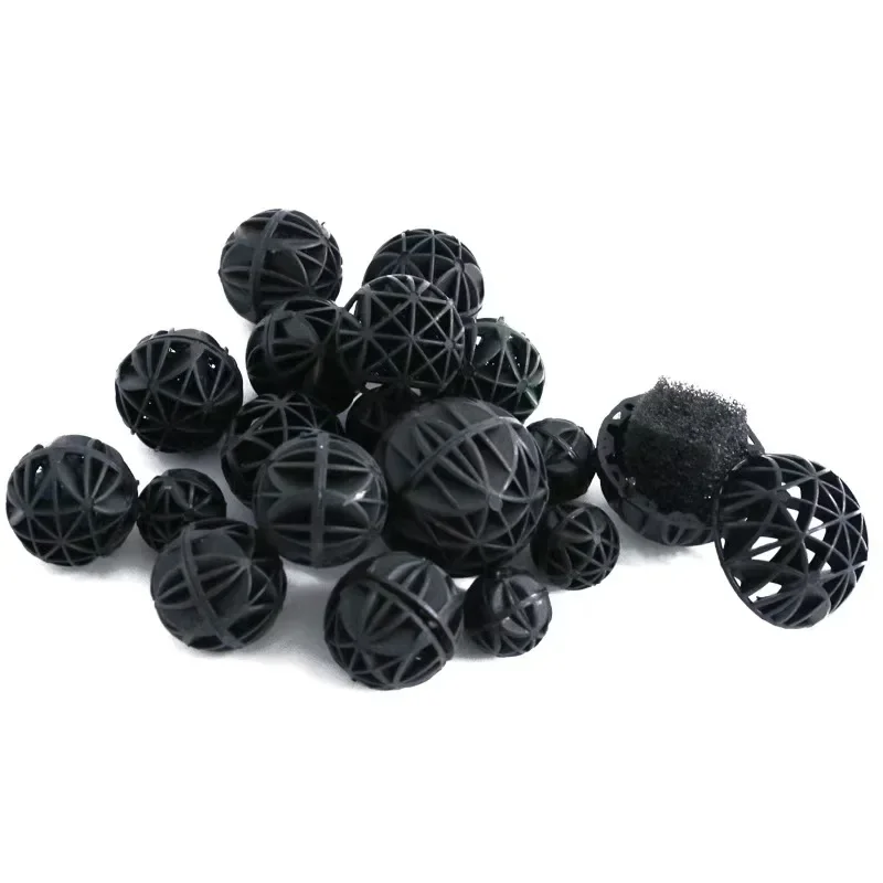 High Quality PP Aquarium Filter Media Fish Tank Bio Ball With Sponge Moving Bio Bed Reactor
High Quality PP Aquarium Filter Media Fish Tank Bio Ball With Sponge Moving Bio Bed Reactor