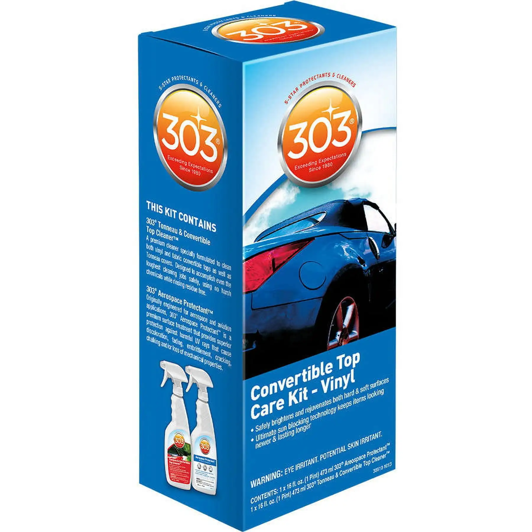 303 Convertible Vinyl Top Cleaning and Care Kit - Cleans And Protects Vinyl Tops
303 Convertible Vinyl Top Cleaning and Care Kit - Cleans And Protects Vinyl Tops