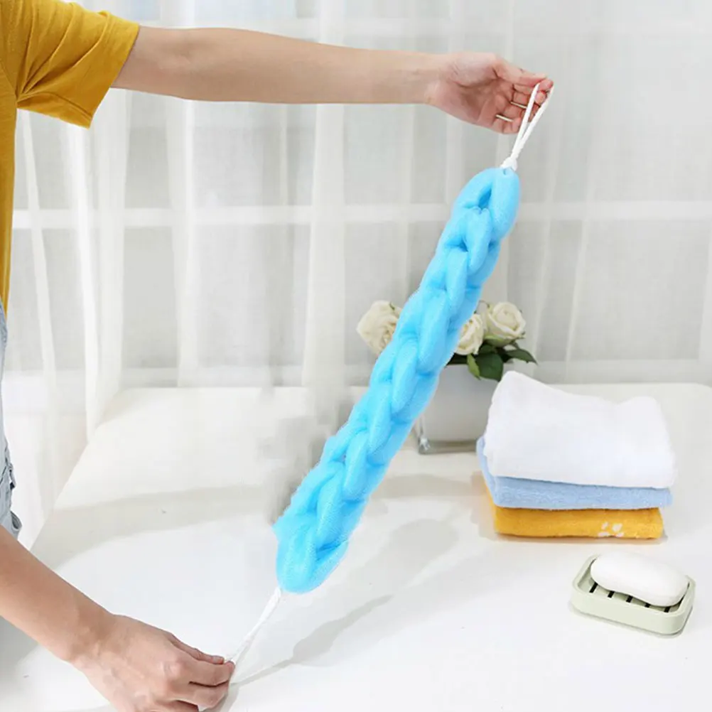 Back Scrubber Bath Towel Soft Flexible Exfoliating Body Wash Tool Dead Skin Removal Shower Cleaning Gift Bath Sponge Pouf 
Back Scrubber Bath Towel Soft Flexible Exfoliating Body Wash Tool Dead Skin Removal Shower Cleaning Gift Bath Sponge Pouf