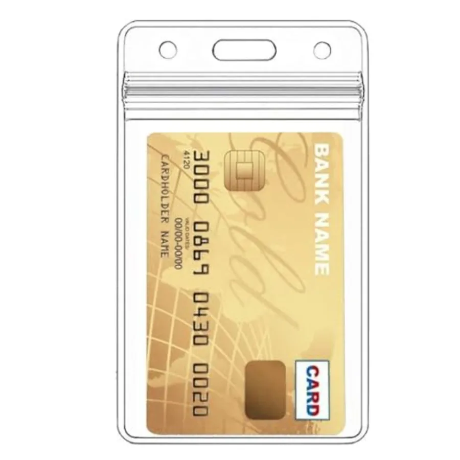 6 Pack Extra Thick ID Card Name Badge Holder Heavy Duty Waterproof Clear Plastic PVC Vertical Sleeve Pocket Resealable Clear, -
6 Pack Extra Thick ID Card Name Badge Holder Heavy Duty Waterproof Clear Plastic PVC Vertical Sleeve Pocket Resealable Clear, -