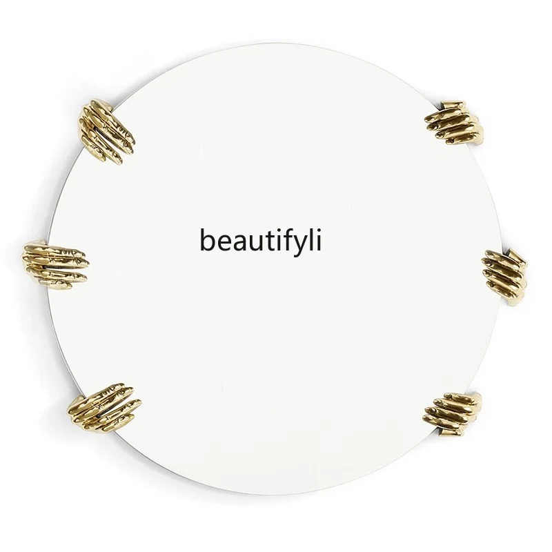 French dressing oval makeup mirror European carved light luxury decoration light luxury creative retro mirror
French dressing oval makeup mirror European carved light luxury decoration light luxury creative retro mirror
