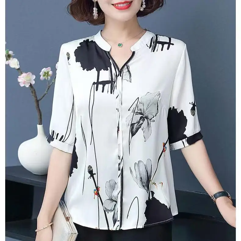 Summer, the new national wind restoring ancient ways female short-sleeved shirts printed brim chiffon blouse
Summer, the new national wind restoring ancient ways female short-sleeved shirts printed brim chiffon blouse