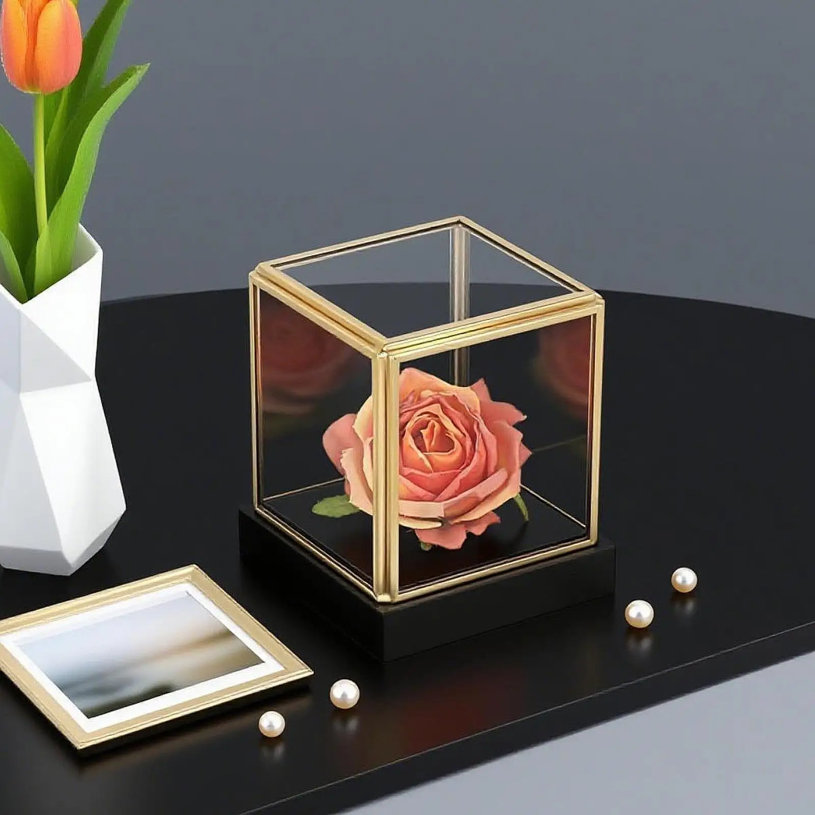 Clear Display Case Stackable with Black Base Showcase Storage Box Glass Case, for Collectibles Models Action Figures Office Desk
Clear Display Case Stackable with Black Base Showcase Storage Box Glass Case, for Collectibles Models Action Figures Office Desk