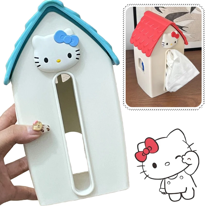 Sanrio Hello Kitty коробка для салфеток держатель для салфеток гостиная настольная коробка для хранения салфеток кухонный бумажный чехол автомобильный органайзер для салфеток Декор 
Sanrio Hello Kitty коробка для салфеток держатель для салфеток гостиная настольная коробка для хранения салфеток кухонный бумажный чехол автомобильный органайзер для салфеток Декор