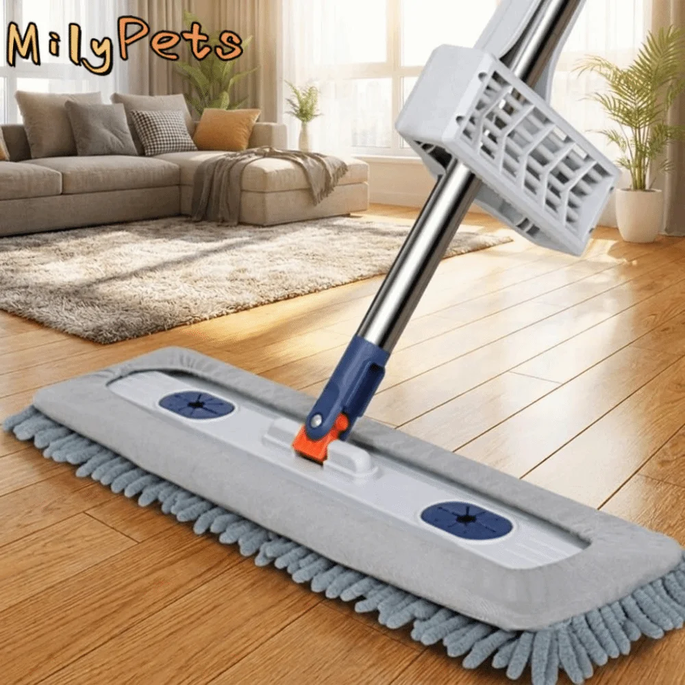 Absorbent Water Chenille Self-Cleaning Flat Mop Self Wringing Heavy Duty No Hands Wash Mop Washable
Absorbent Water Chenille Self-Cleaning Flat Mop Self Wringing Heavy Duty No Hands Wash Mop Washable