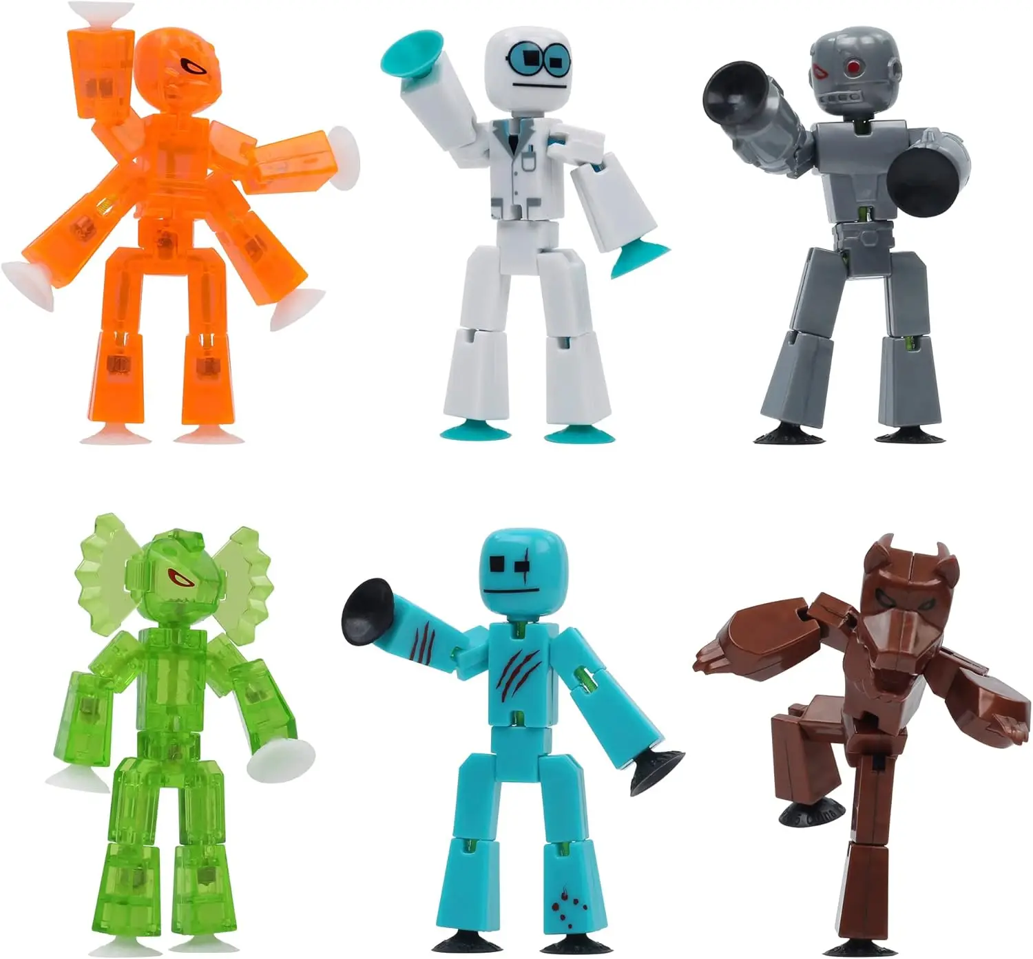 6-Pack Monster Action Figures for Stop Motion Animation, Collectible Toy Set for Kids Ages 4+
6-Pack Monster Action Figures for Stop Motion Animation, Collectible Toy Set for Kids Ages 4+