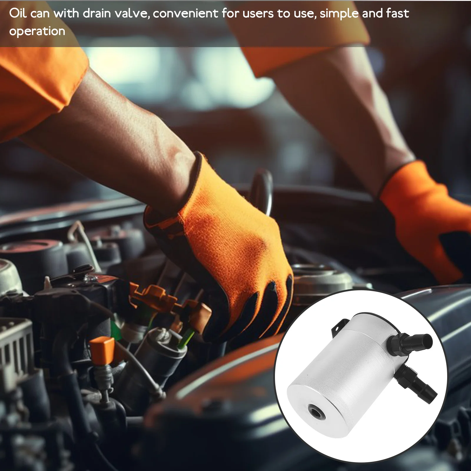 1 Set Catch Can Kit Aluminum Alloy Baffled Catch Tank Car Oil Separator Drain Valve Leak Prevention Engine Performance Air Oil
1 Set Catch Can Kit Aluminum Alloy Baffled Catch Tank Car Oil Separator Drain Valve Leak Prevention Engine Performance Air Oil