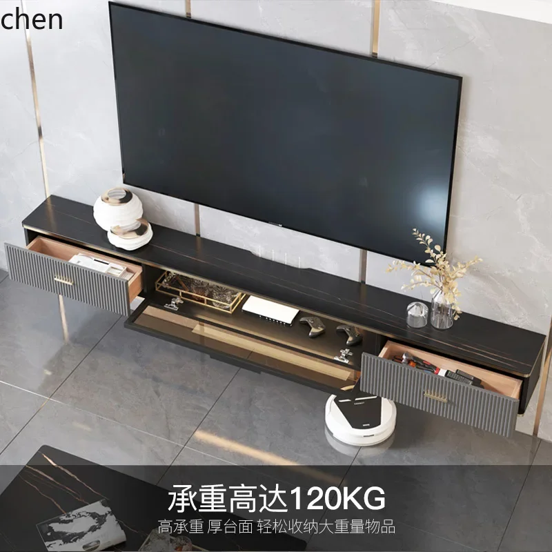DSA suspended TV cabinet rock slab small apartment living room coffee table combination narrow wall-mounted cabinet
DSA suspended TV cabinet rock slab small apartment living room coffee table combination narrow wall-mounted cabinet