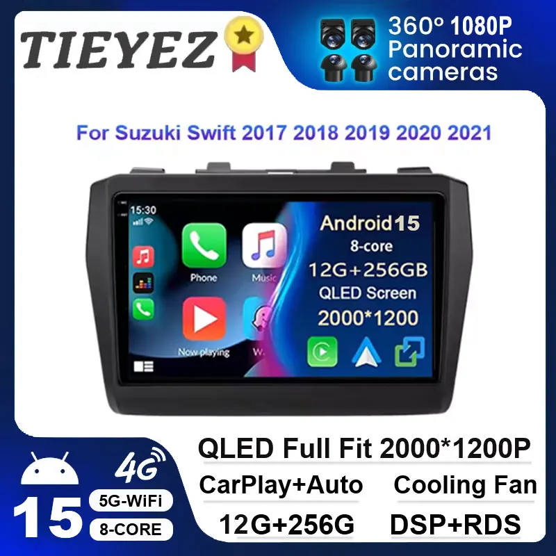 Android 15 For Suzuki Swift 5 2016 - 2021 Car Radio Head Unit Auto BT Stereo Multimedia Video Monitor GPS Navigation WIFI 4G DSP
Android 15 For Suzuki Swift 5 2016 - 2021 Car Radio Head Unit Auto BT Stereo Multimedia Video Monitor GPS Navigation WIFI 4G DSP