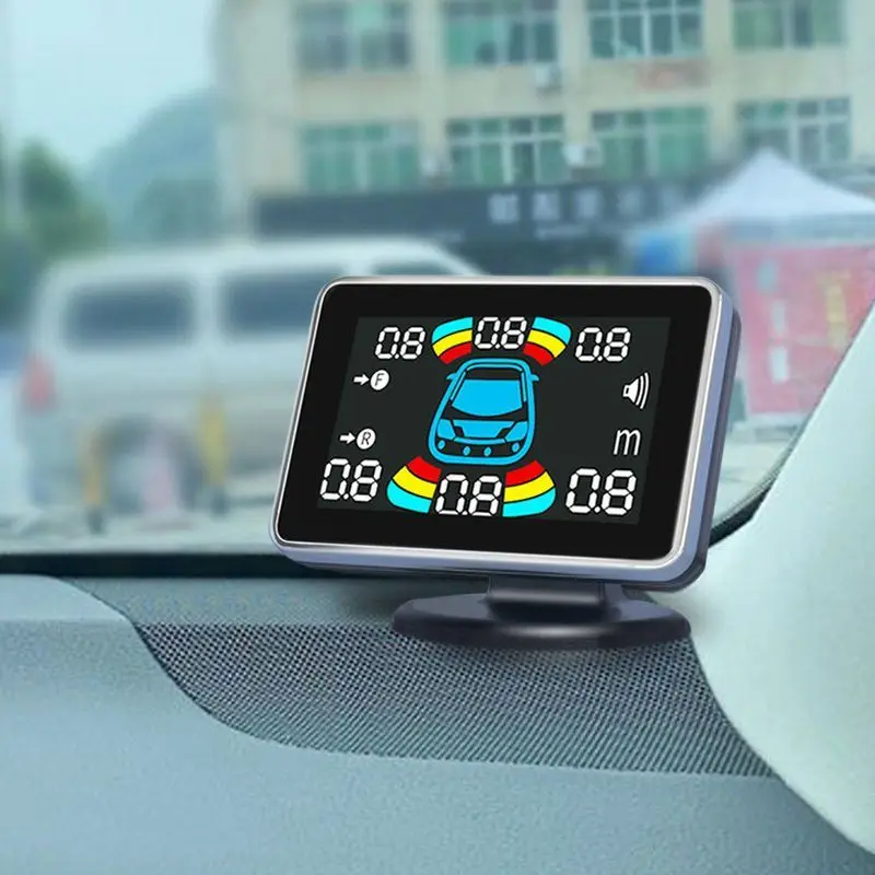 Intelligent Color Screen Reversing Radar Front and Rear Integrated Automatic Voice Buzzer 4 Detection Alarm System
Intelligent Color Screen Reversing Radar Front and Rear Integrated Automatic Voice Buzzer 4 Detection Alarm System